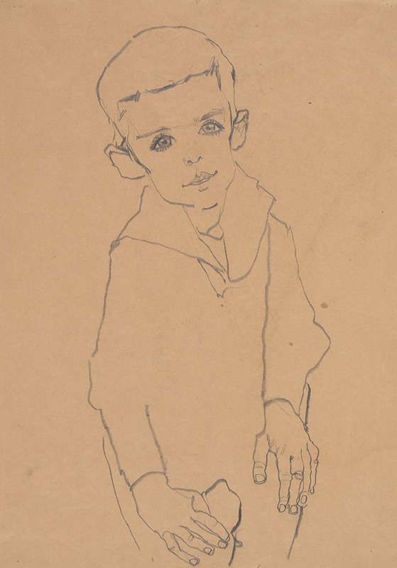 Portrait of Herbert Rainer — Egon Schiele