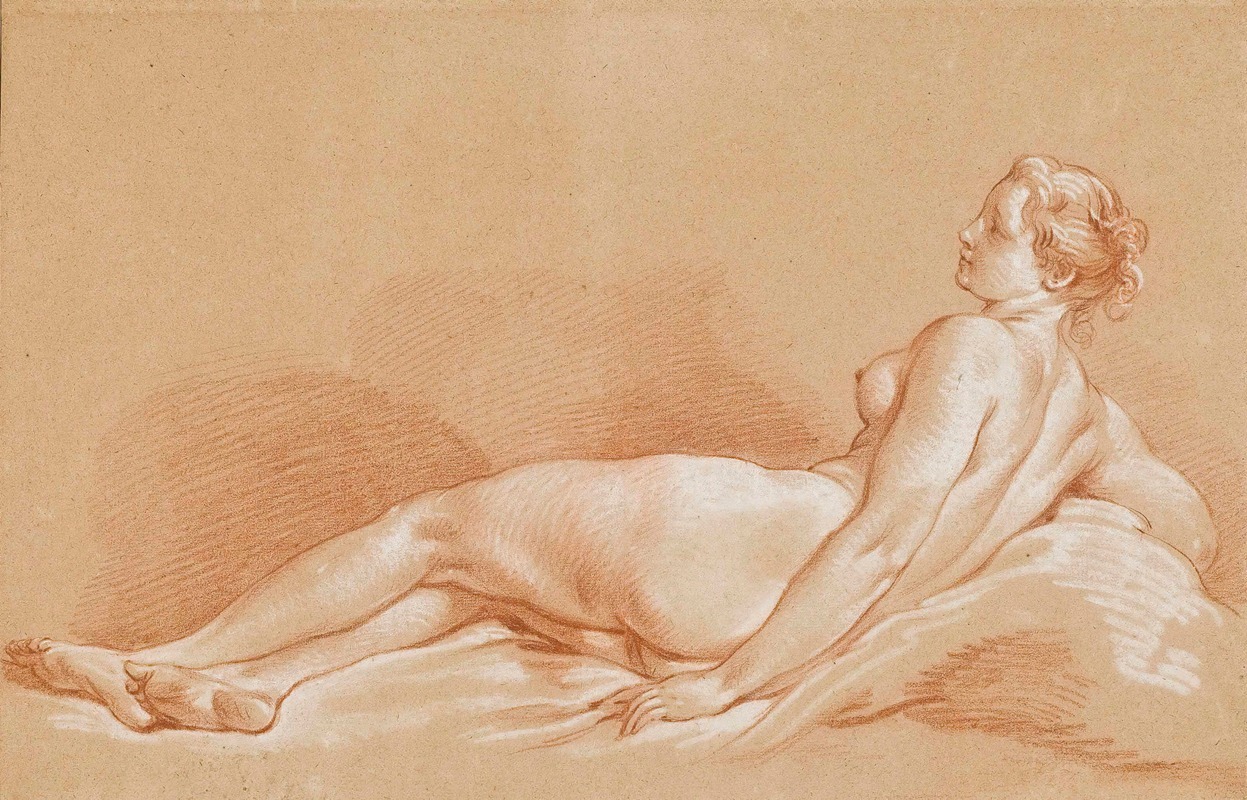 Jeune femme allongée — François Boucher
