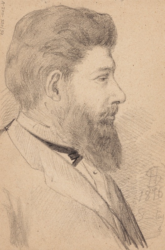 Henrik Adlercreutz by Хелена Шьерфбек, 1876 — digital art print download