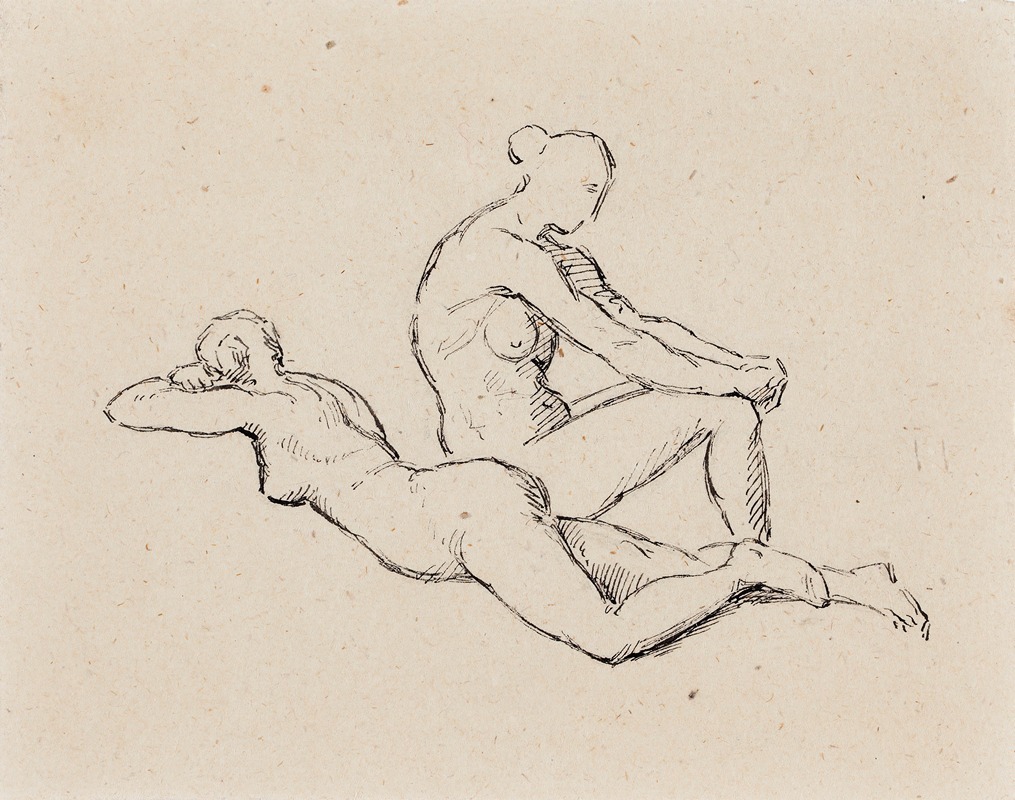 Kaksi alastonta naista — Helene Schjerfbeck