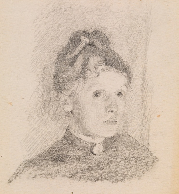 Self-Portrait by Хелена Шьерфбек, 1880 - 1884 — digital art print download