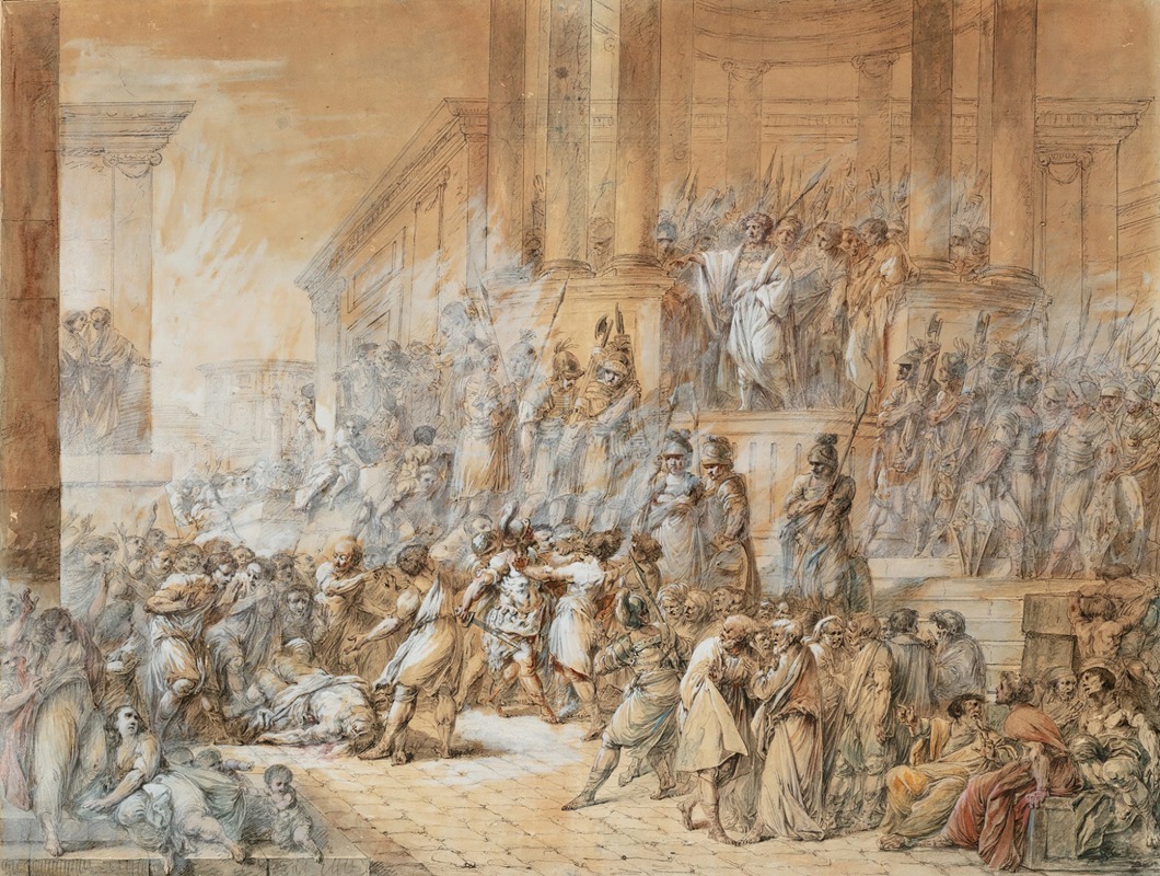 Sylla Having Freed The Centurion — Jacques Gamelin