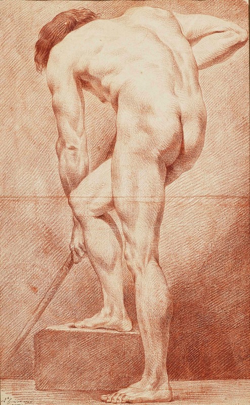 Académie d'homme by Jacques Houdan — digital art print download