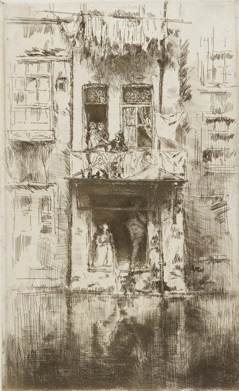 Balcony, Amsterdam by Джеймс Абботт МаКнилл Уистлер, 1889 — digital art print download