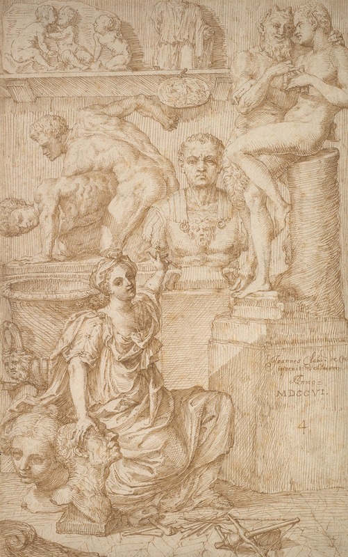 Allegory of Sculpture — Jan Claudius de Cock