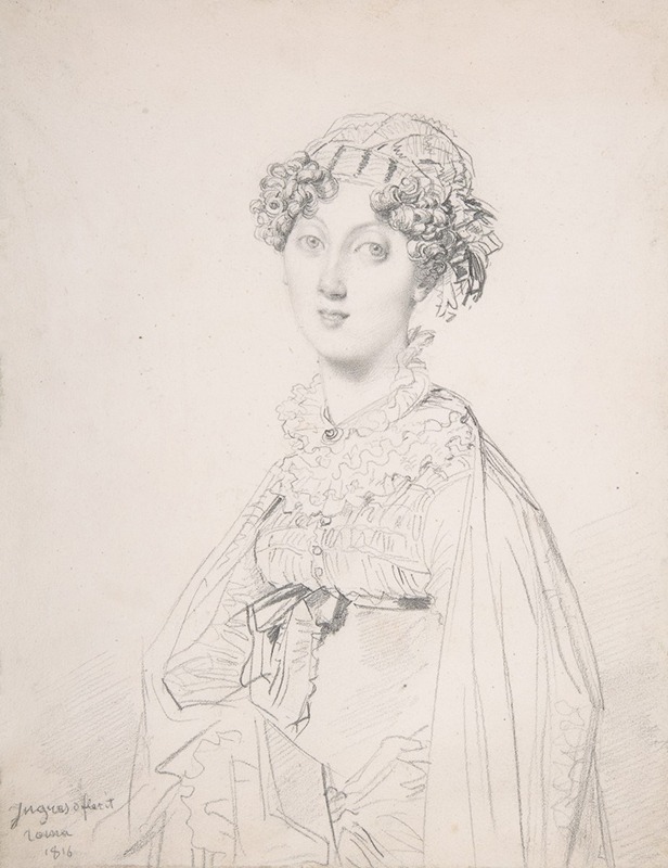 Lady Mary Cavendish-Bentinck by Жан Огюст Доминик Энгр, 1816 — digital art print download