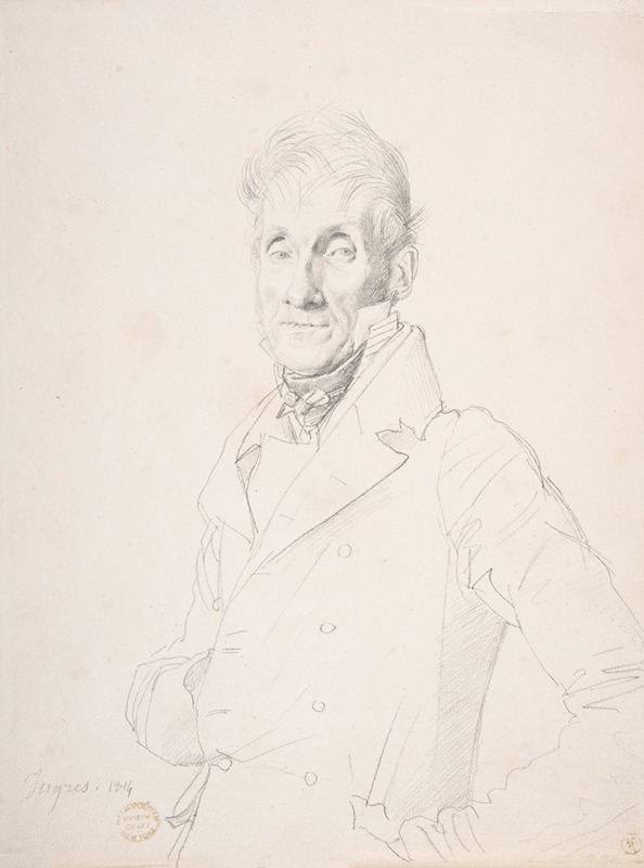 Portrait of a Man — Jean Auguste Dominique Ingres