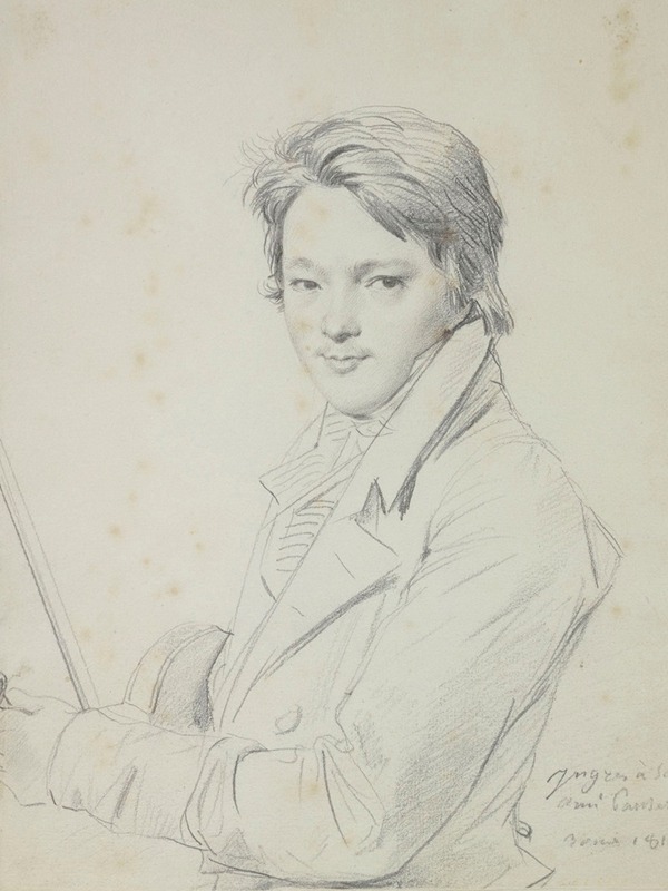 Portrait du compositeur Auguste-Mathieu Panseron (1795-1859). — Jean Auguste Dominique Ingres