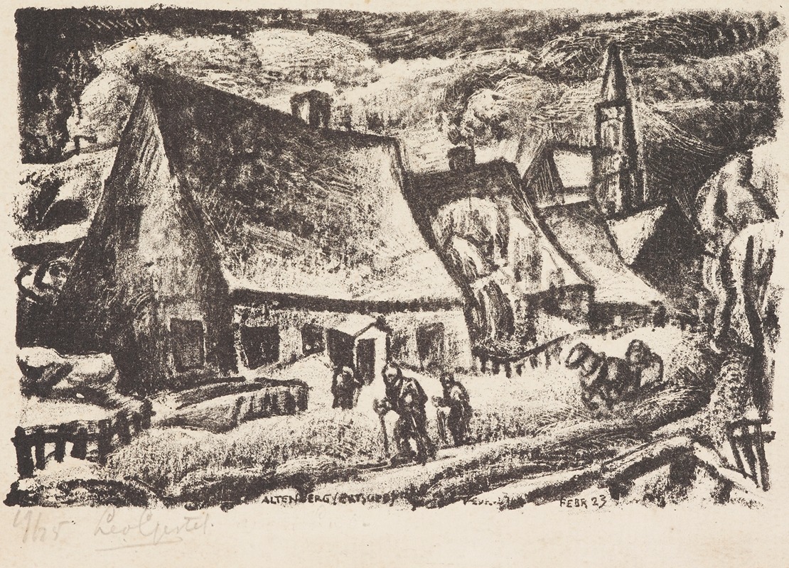 Altenberg (Ertsgebergte) by Лео Гестел, 1923 — digital art print download