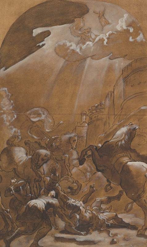 The Conversion of Saint Paul by Лудовико Караччи — digital art print download