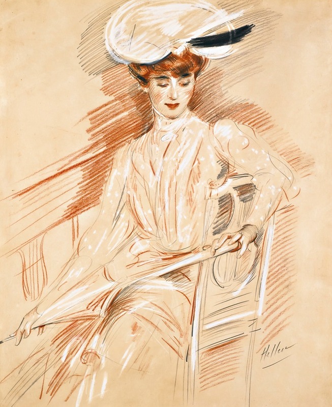 Le Parasol by Поль Сезар Элью — digital art print download