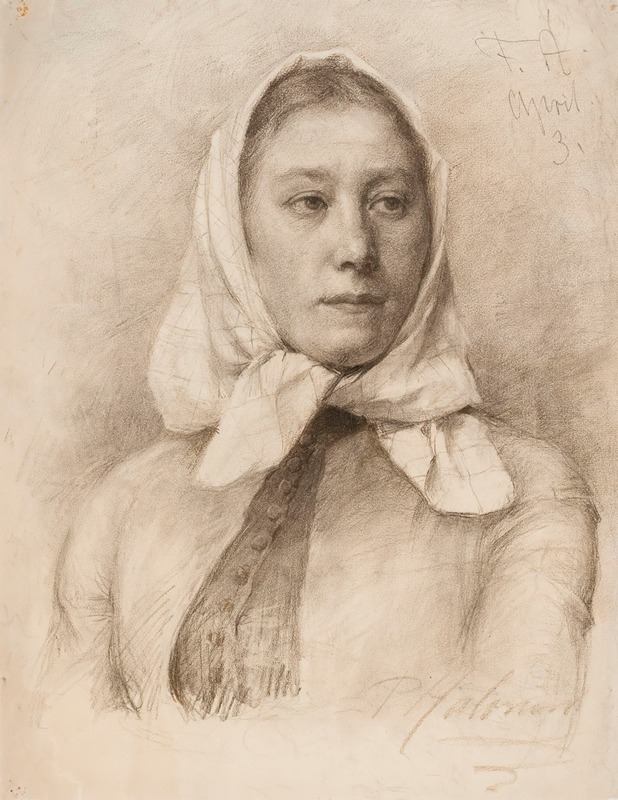 Girl in a Scarf — Пекка Халонен