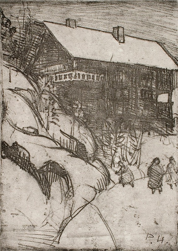 Halosenniemi in Winter by Пекка Халонен, 1909 — digital art print download