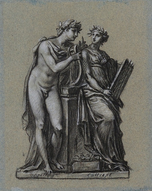 Apollon et Calliope by Пьер-Поль Прудон, 1800 — digital art print download