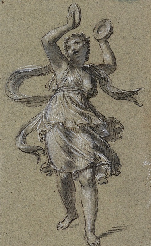 Danseuse aux cymbales by Пьер-Поль Прудон, 1800 — digital art print download