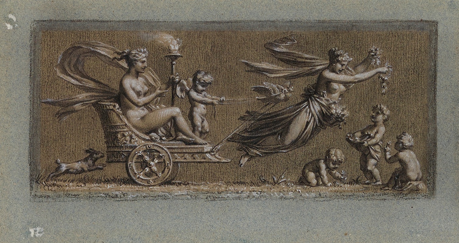 Le Printemps, dit le Triomphe de Vénus by Пьер-Поль Прудон, 1800 — digital art print download