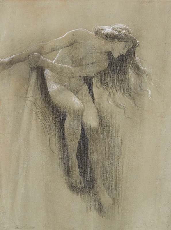 Study for 'La Belle Dame Sans Merci' by Фрэнк Дикси — digital art print download