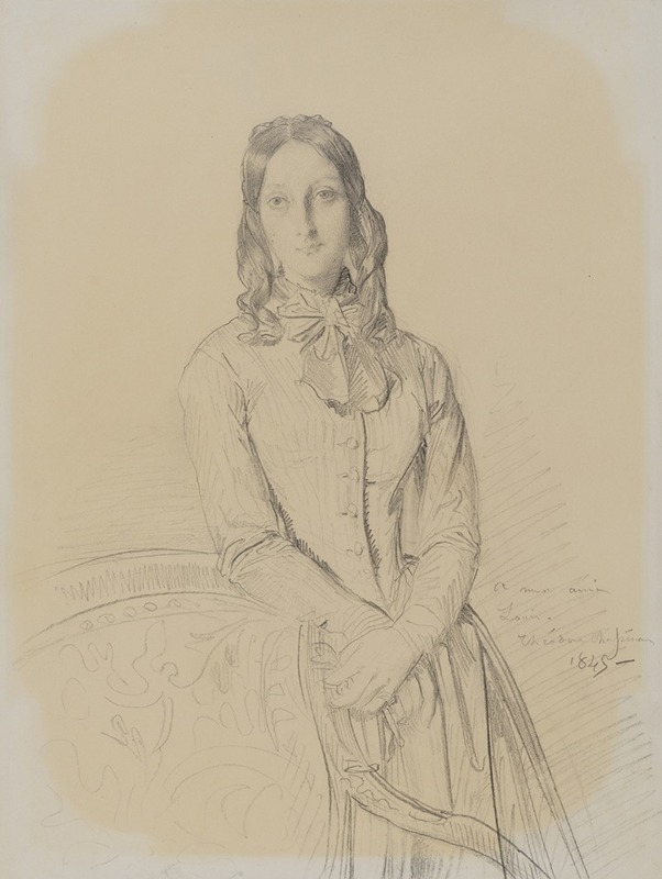 Portrait of Madame Ravaisson — Théodore Chassériau