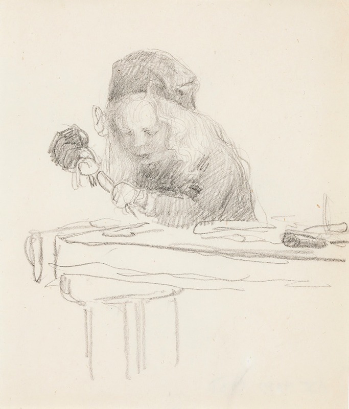 Antti Carving by Venny Soldan-Brofeldt, 1903 — digital art print download