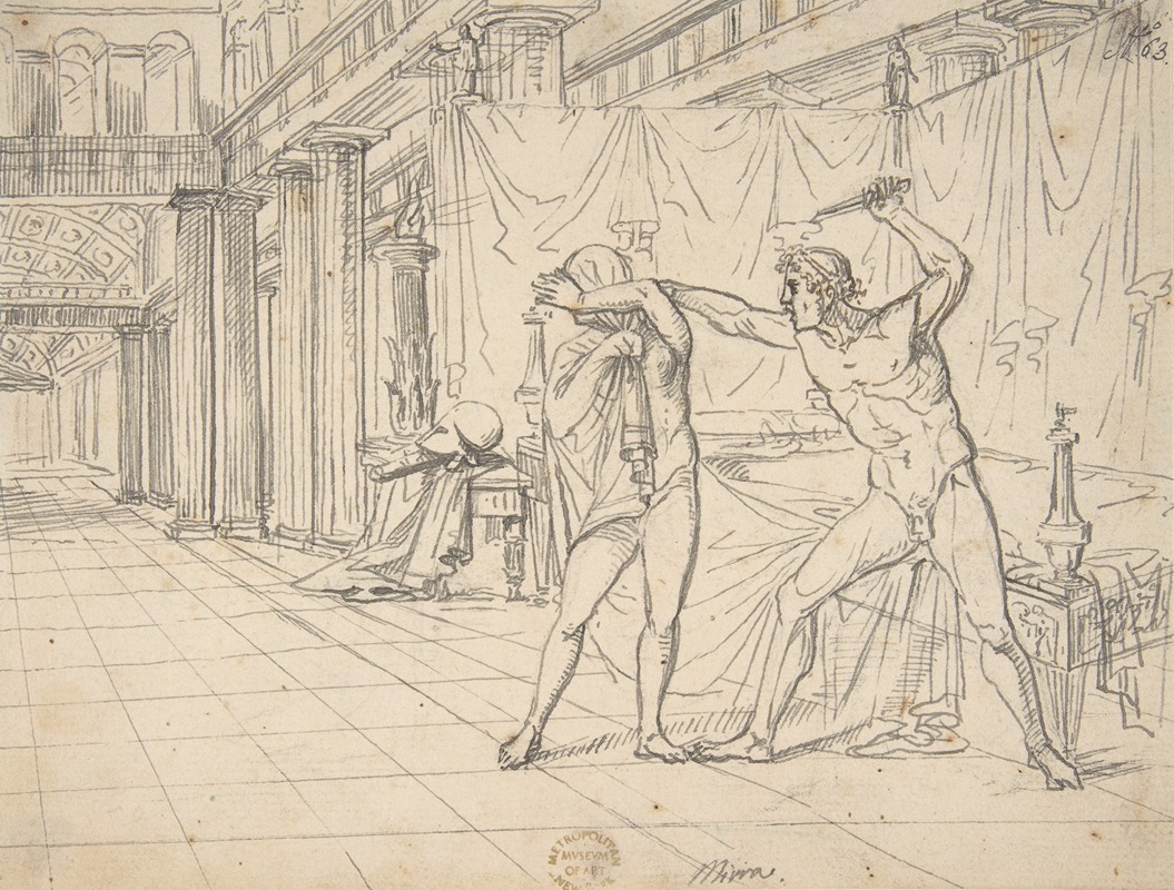 Tarquin and Lucrezia by Винченцо Камучини, 1771–1844 — digital art print download