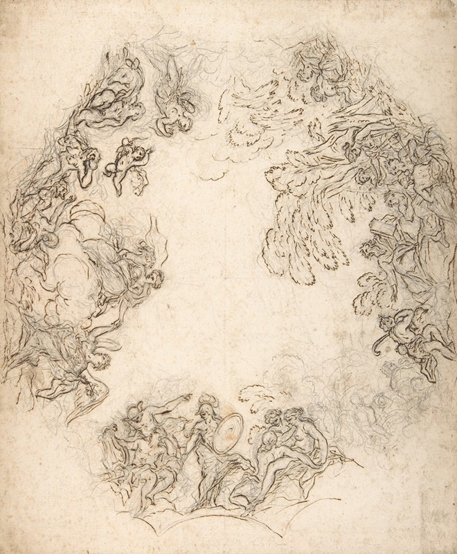 A Gathering of Mythological Figures — Anton Domenico Gabbiani