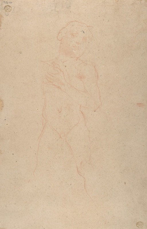 Study of a Nude Boy by Baldassarre Franceschini, 1642 — digital art print download