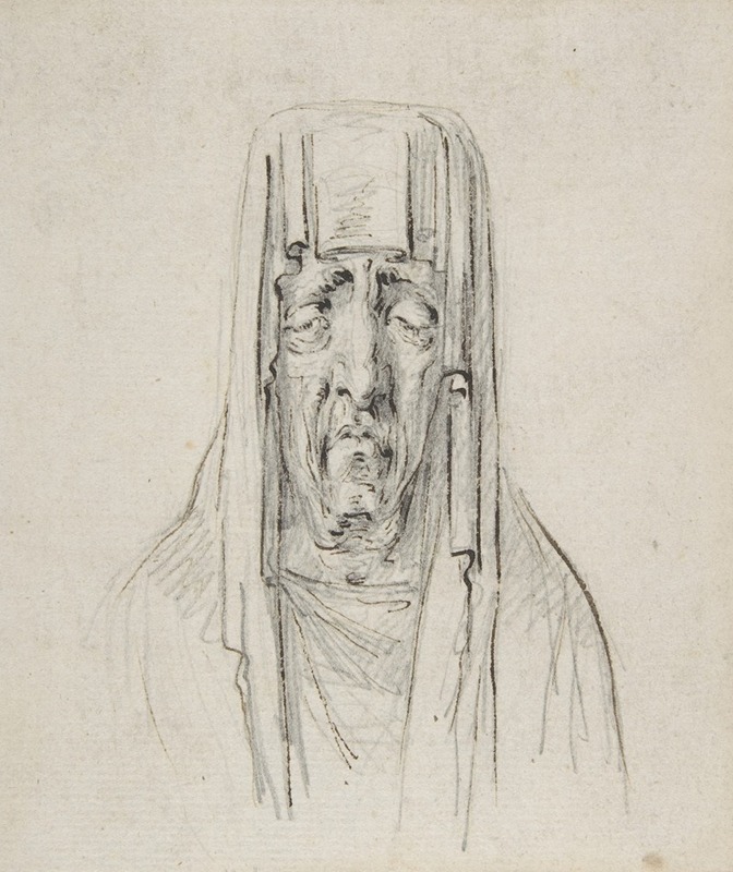 Male Head in a Hood — Vivant Denon