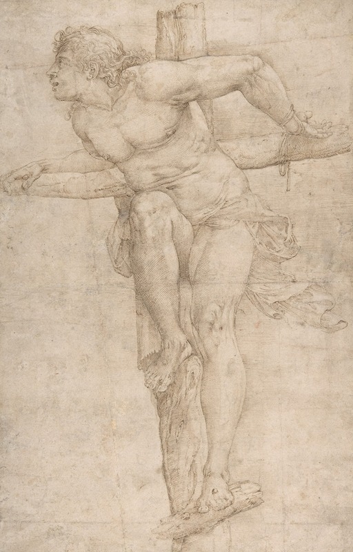 The Penitent Thief on the Cross — Battista Franco