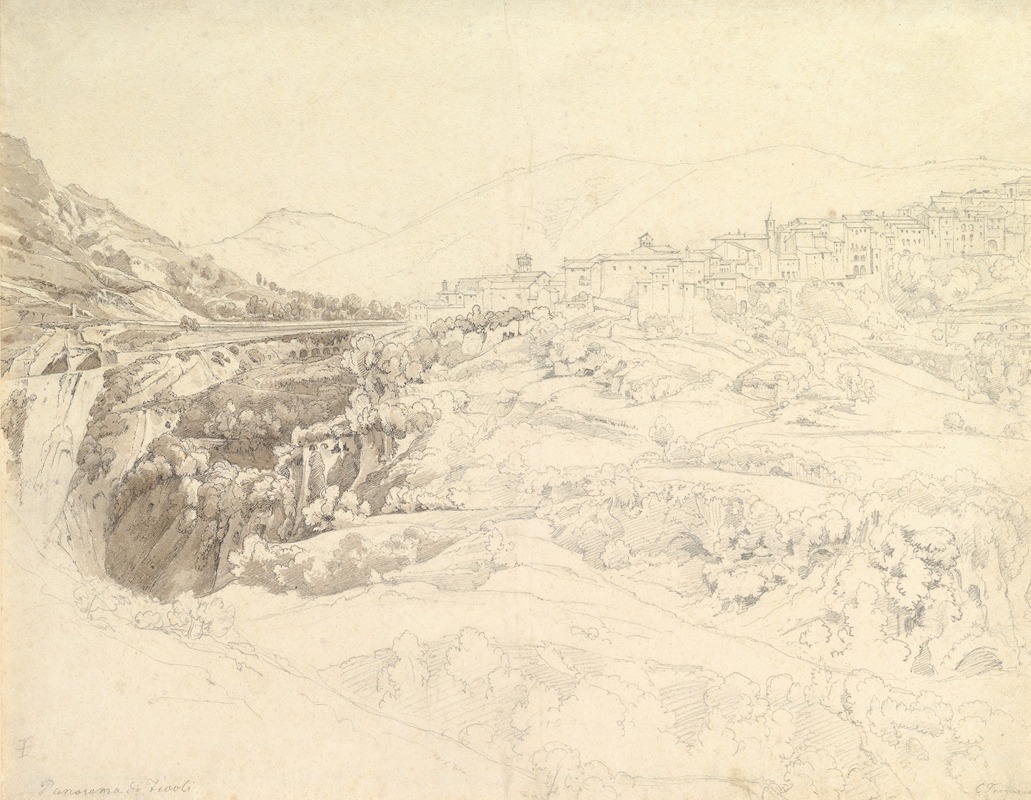 Landscape Near Tivoli — Carl Ludwig Frommel