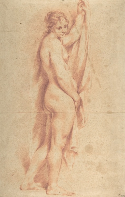 Standing Nude Female Figure by Карло Чиньяни — digital art print download