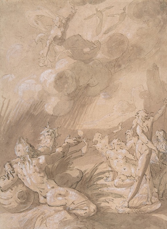Juno Appearing to Sea Gods — Корнелис Корнелисз ван Харлем
