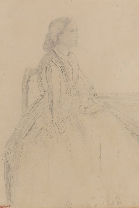 Femme Assise — Эдгар Дега