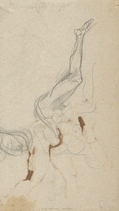 Figure Studies by Эжен Делакруа — digital art print download
