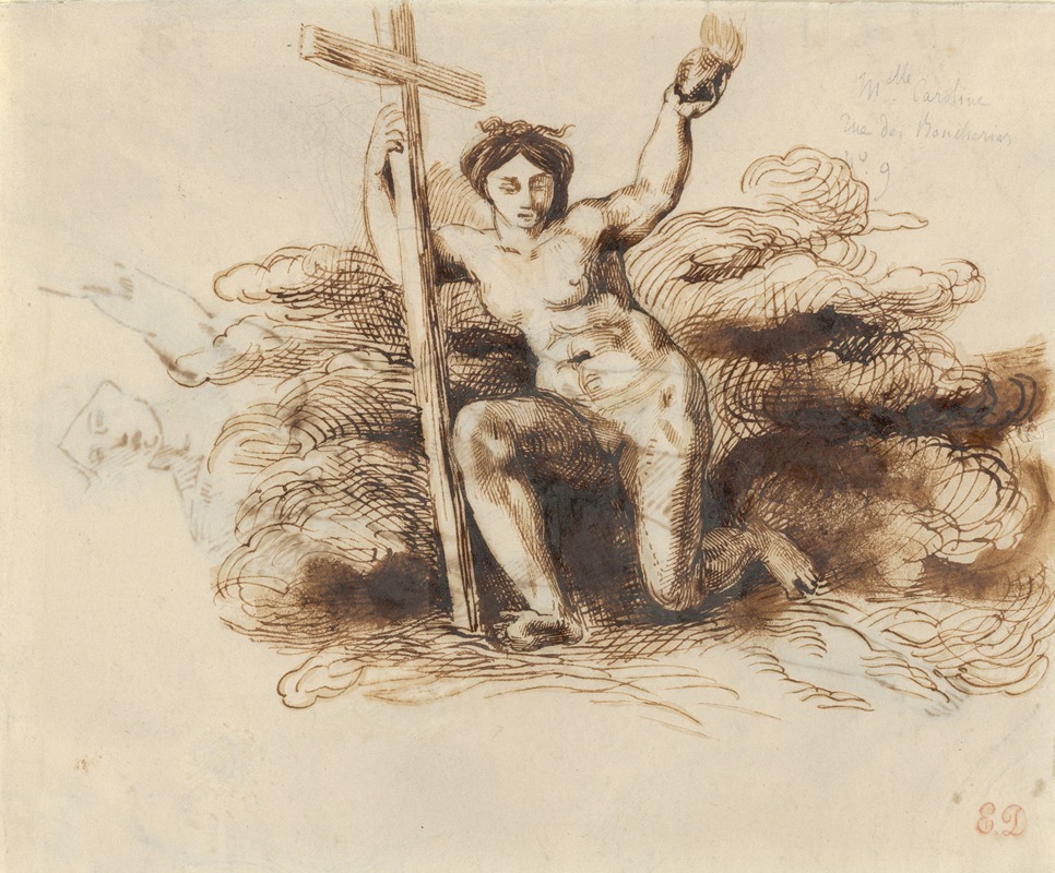 The Figure of Religion — Eugène Delacroix