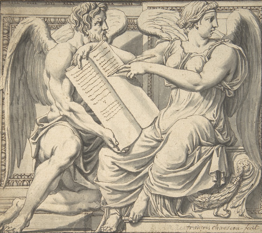 Allegory of History — Франсуа Шово