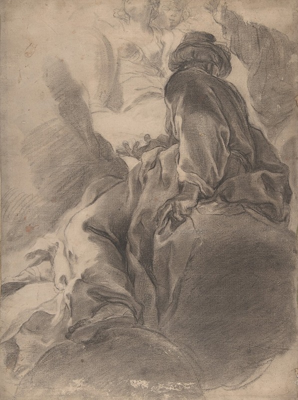 Seated Prophet by Гаэтано Гандольфи, 1779 — digital art print download