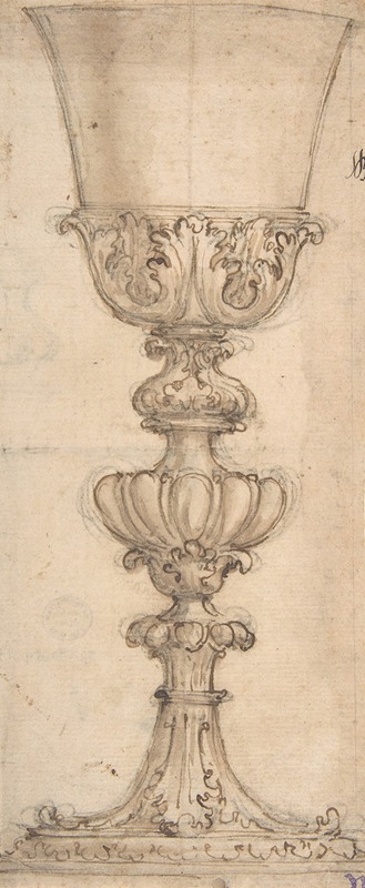 Design for a Chalice by Giovanni Battista Foggini, 1652–1725 — digital art print download