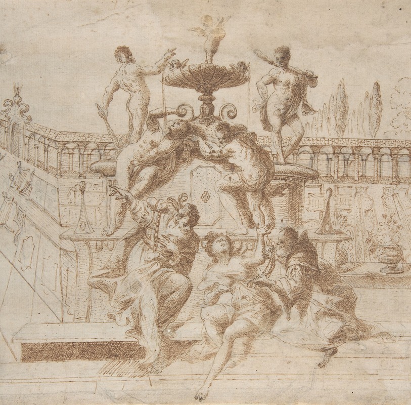 Susanna and the Elders by Gregorio de' Ferrari, 1647–1726 — digital art print download
