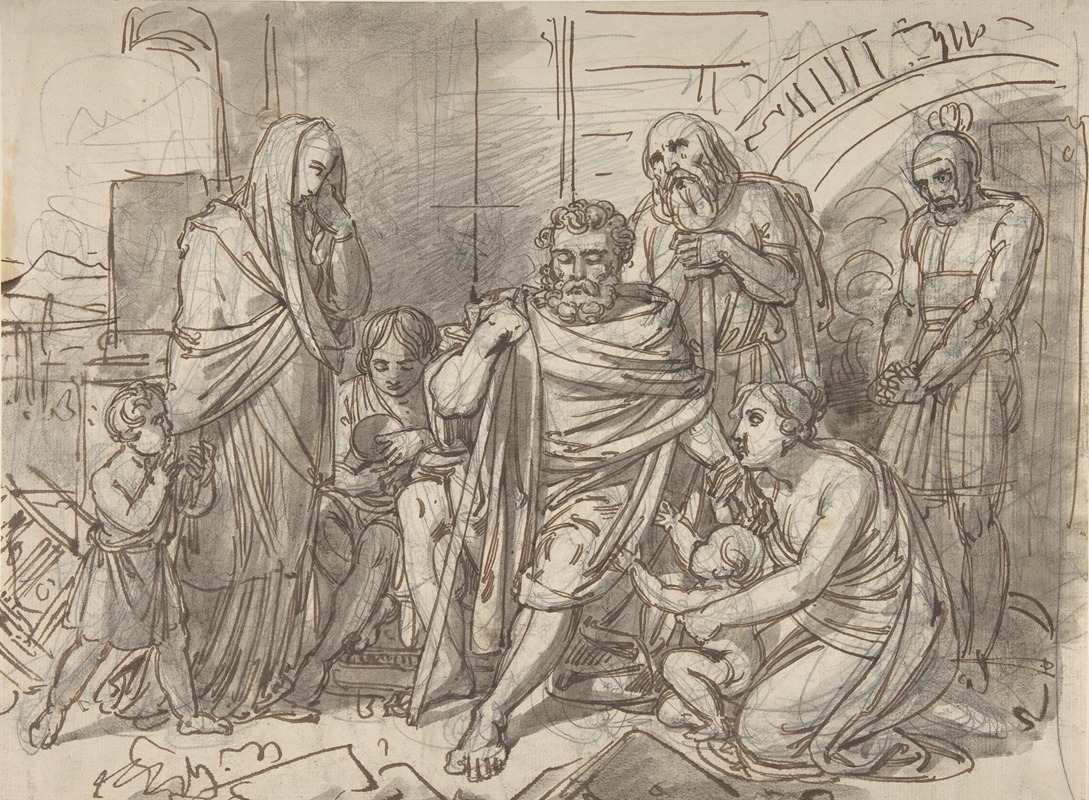 Belisarius Begging for Alms by Генрих Фридрих Фюгер — digital art print download