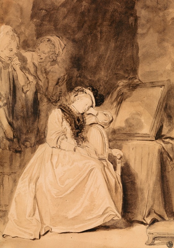 The Dreamer by Jean-Honoré Fragonard — digital art print download