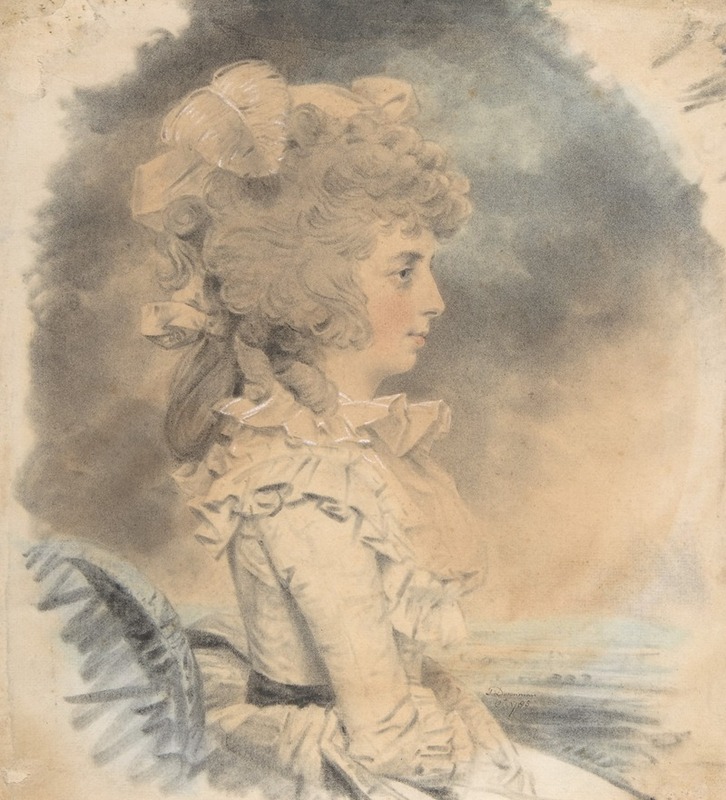 Mrs. Palmer by John Downman, 1785 — digital art print download