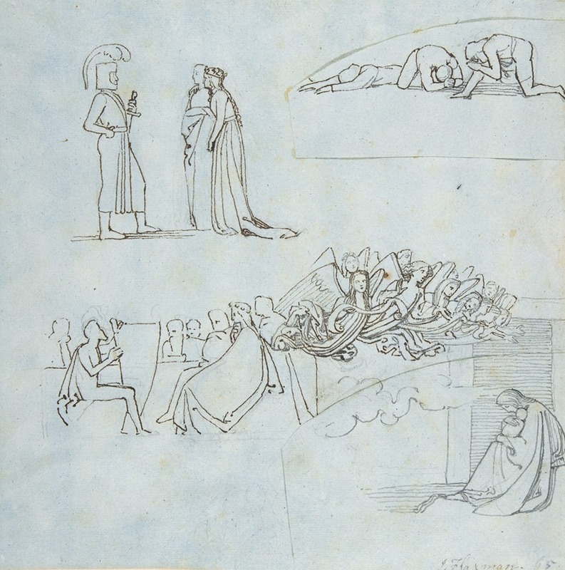 Sheet of Sketches — Джон Флаксмен