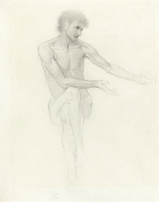 Study for the central figure of passing days — Джон Мелхуиш Страдвик