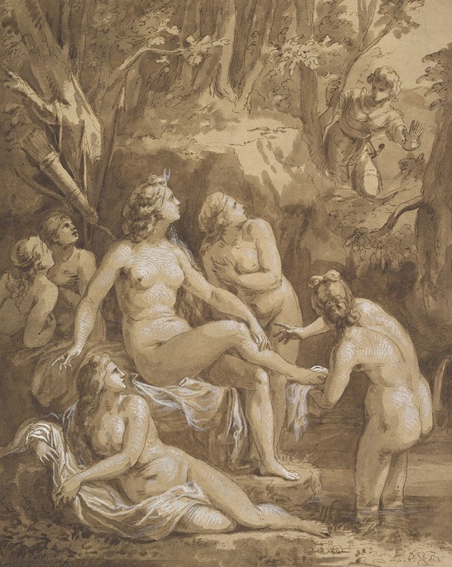 Diana and Actaeon by Joseph Bergler the Younger — digital art print download