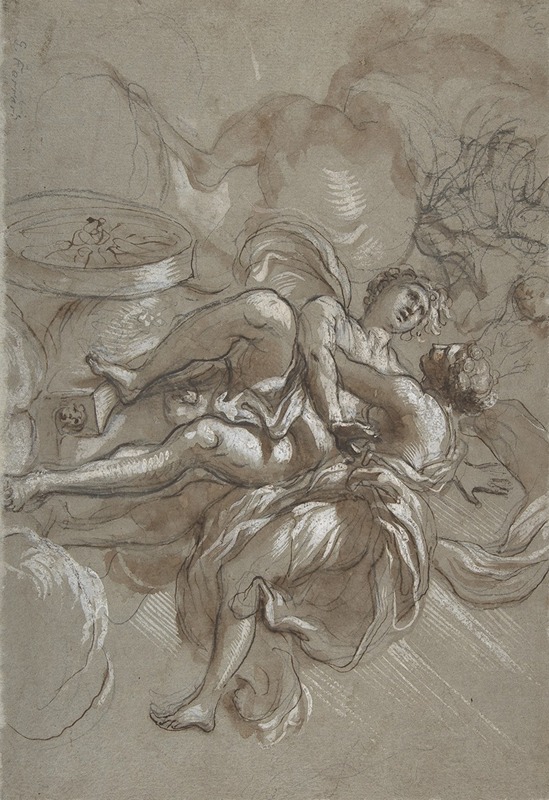 Aurora and Cephalus by Lorenzo De' Ferrari, 1680–1744 — digital art print download