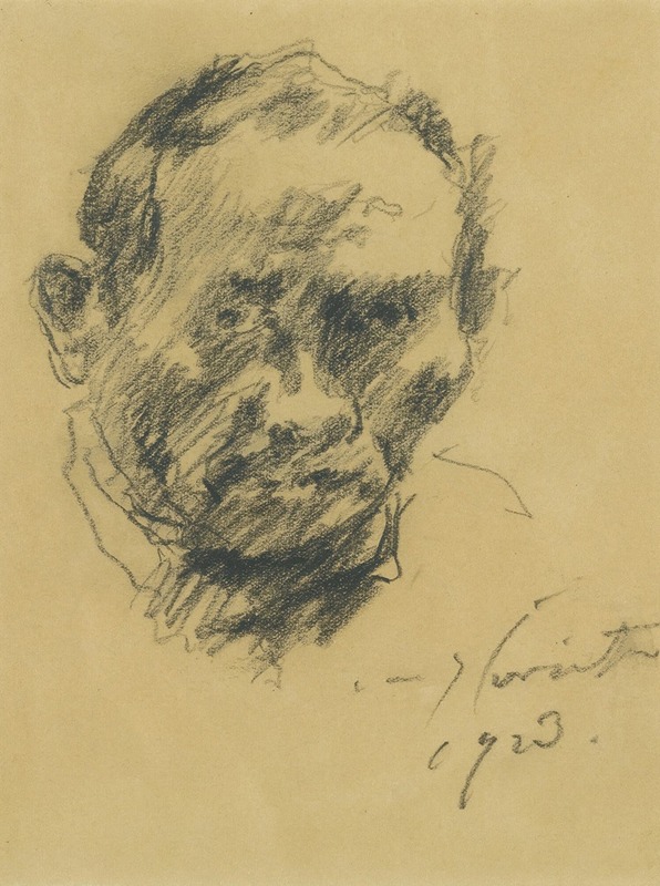 Selbstbildnis (Self-Portrait) by Ловис Коринт, 1923 — digital art print download