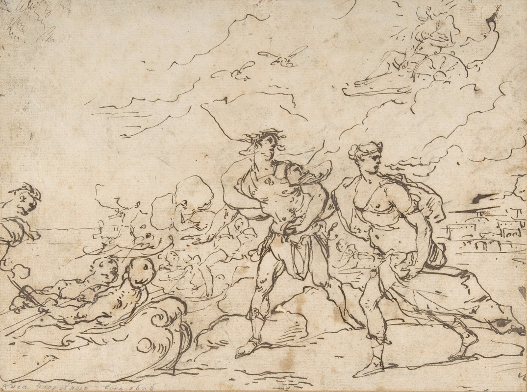 The Abduction of Helen — Luca Giordano
