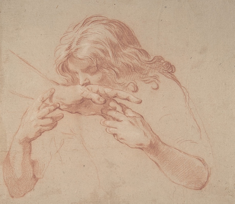 Youth Kissing an Outstretched Hand — Marco Benefial