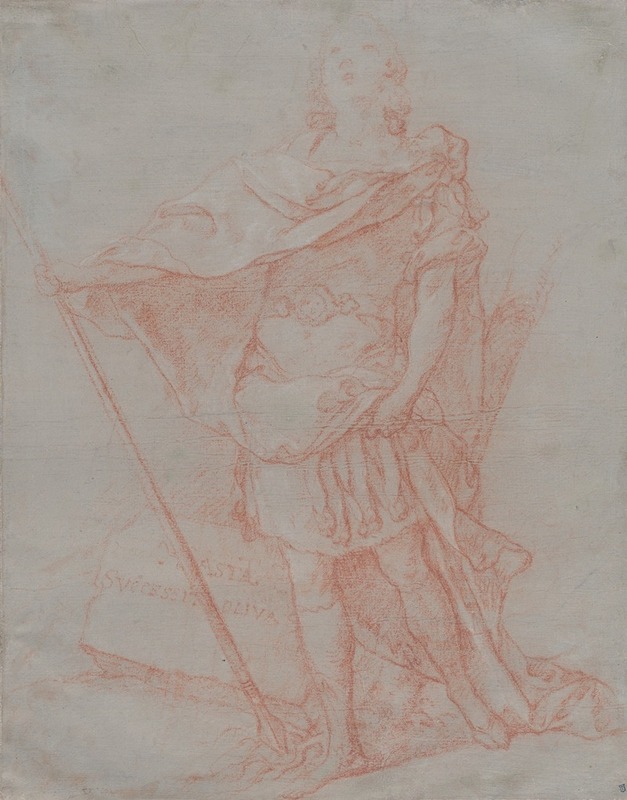 Louis XV as a Roman Emperor — Michel-François Dandré-Bardon