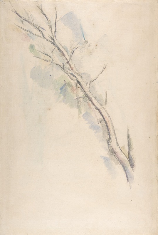 Study of a tree by Paul Cézanne — digital art print download